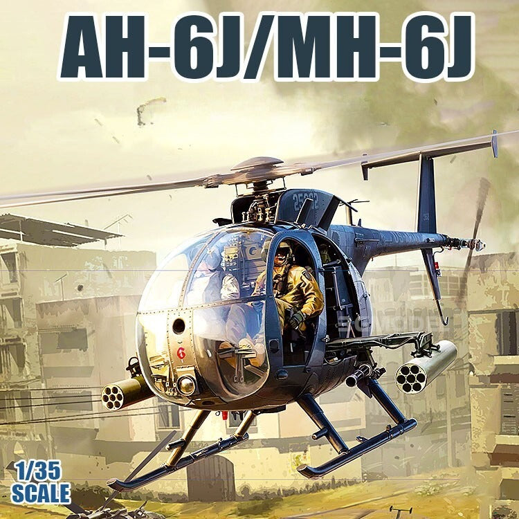 Kitty Hawk KH50003 1/35 U.S AH-6J/MH-6J Little Bird Nightstalkers Main image