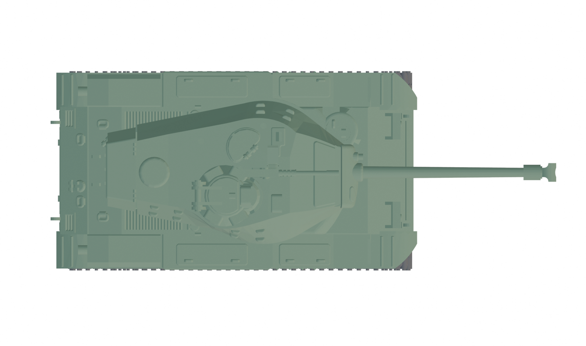 SSMODEL MODEL KIT 1/144 M41 tank VLT144USA0002 — detail view 6