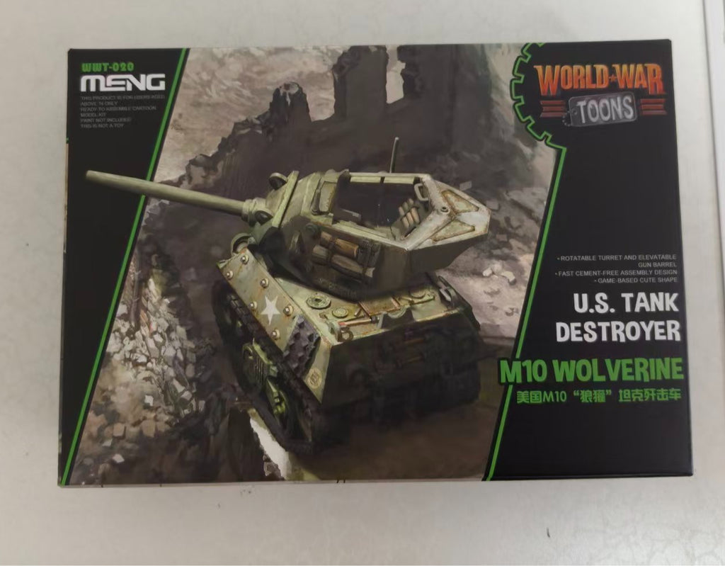Meng WWT-020 US Tank Destroyer M10 Wolverine Model Building Kit