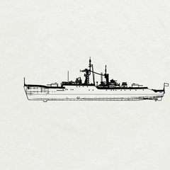 SSMODEL 631 Military Model Kit British Leopard (F14) Class Frigate(Bottomless Version)