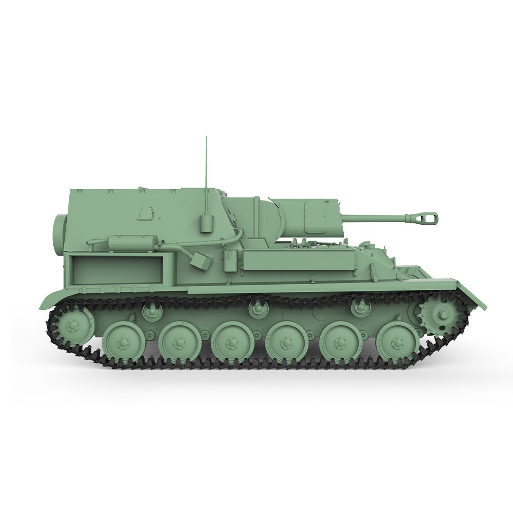 SSMODEL 614 Scale Railway Military Model Kit Soviet SU-85B 85mm LB-2 Tank Destroyer