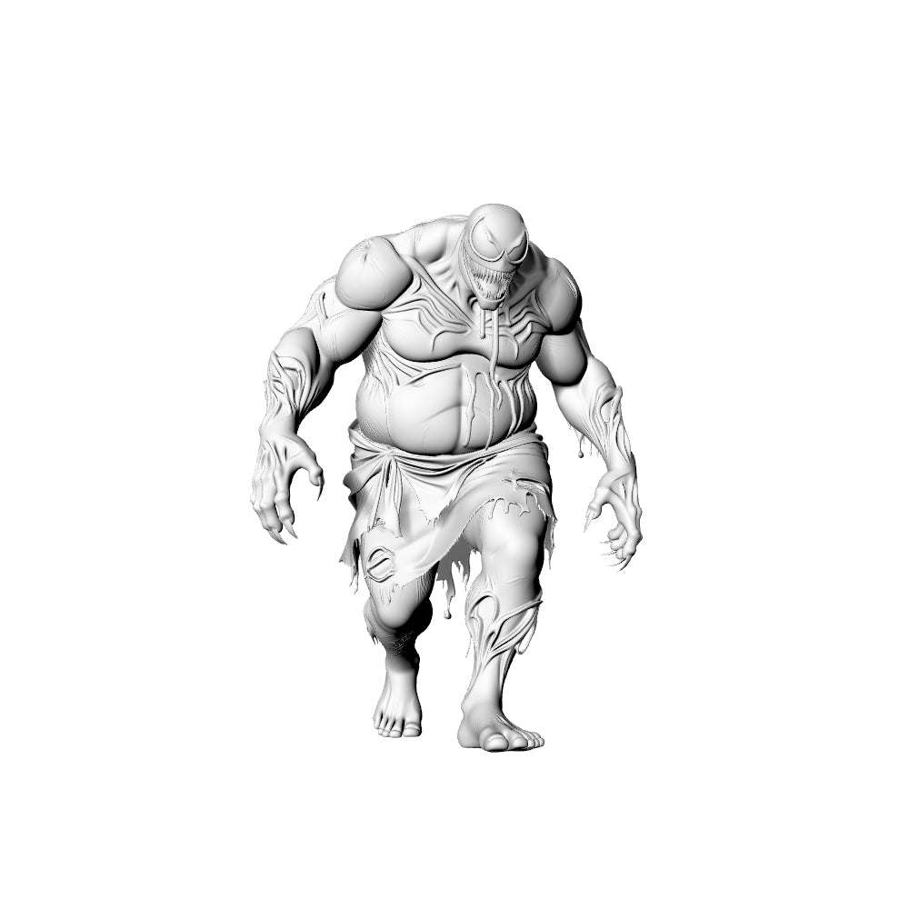 Detail view of MRY-SFW LYGR318 3D Printed Apocalypse Mutant Zombies Set - Ultimate Flesh, Bone, Venom, Limb, Rage Zombie Model Kit Model
