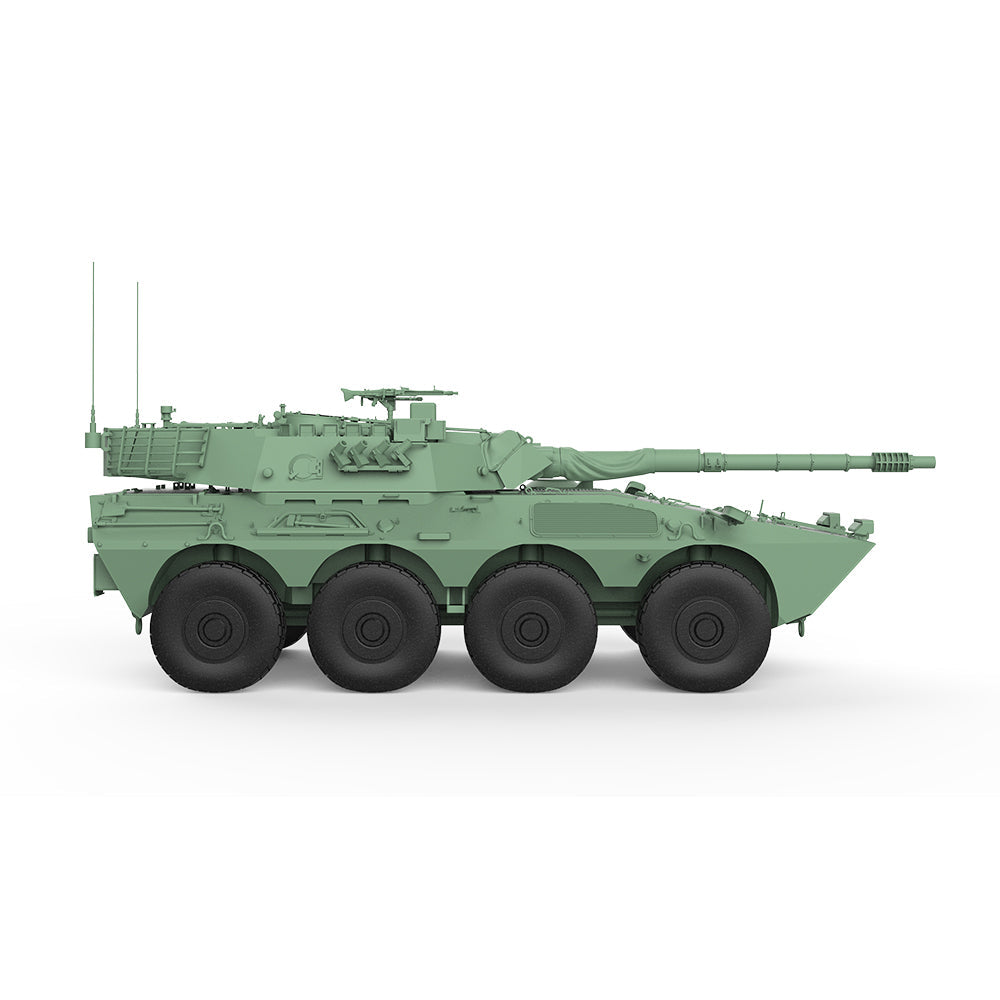 SSMODEL 695 Military Armoured Model Kit Italy Centauro I 105 Tank Destroyer — detail view 5