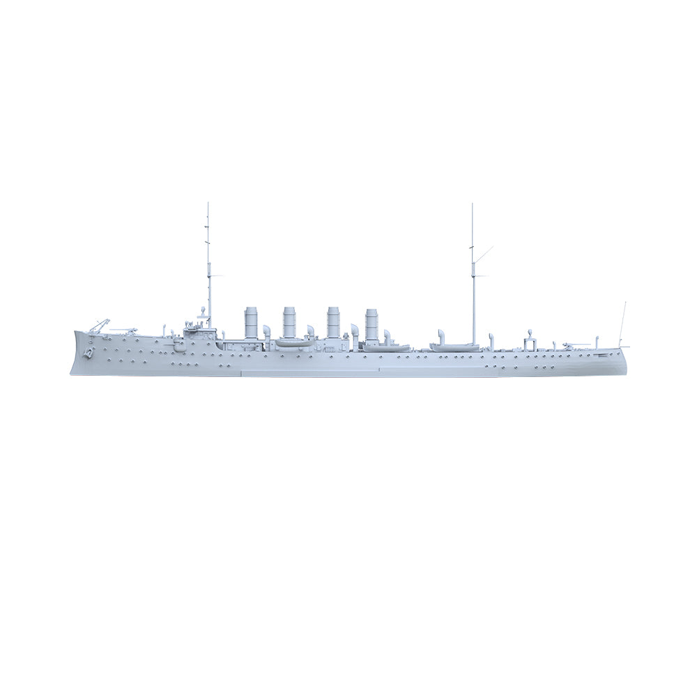 SSMODEL 510 Military Warship Model Kit US Navy Chester Protected Cruiser — detail view 3