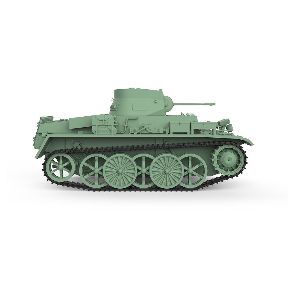 SSMODEL 707 Military Armoured Model Kit German Pz.Kpfw. I Ausf. C Light Tank — detail view 4