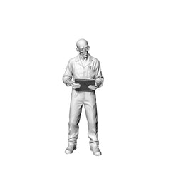 Detail view of MRY-SFW LYGR320 3D Printed Post-Apocalyptic Lab Zombies 5PCS Miniature for Painting Model