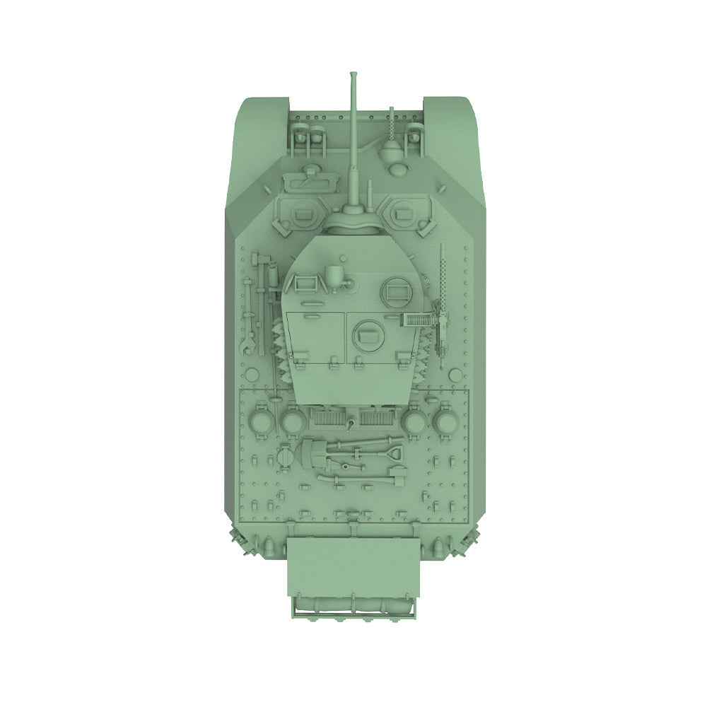 Detail view of SSMODEL 506 Military Armoured Model Kit US M3A3 Light Tank Model