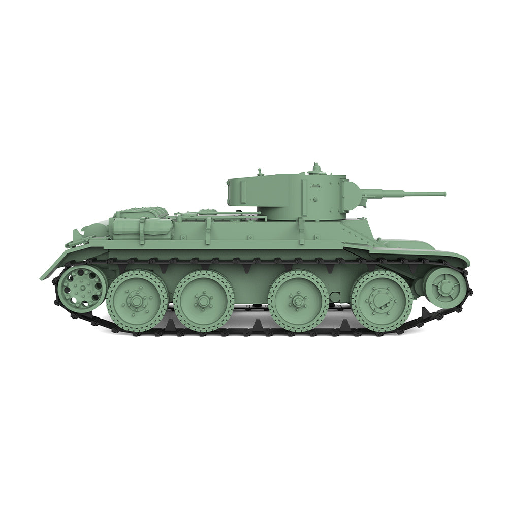 SSMODEL 593 Military Armoured Model Kit Soviet BT-5 1933 Light Tank — detail view 4