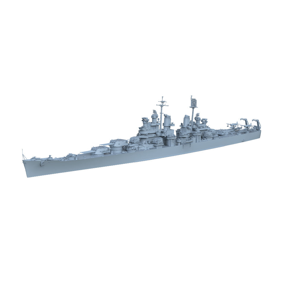 SSMODEL 556 Military Warship Model Kit US Navy Baltimore Heavy Cruiser 1943 CA-68 — detail view 4