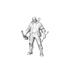 Detail view of MRY-SFW LYGR305 3D Printed Outdoor Explorer Zombie Miniatures, Post-Apocalyptic Survivor Undead Figures for Tabletop Games & Dioramas Model