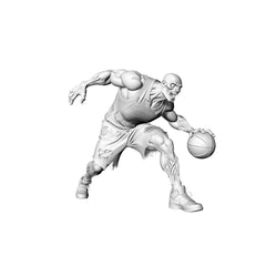 Detail view of MRY-SFW LYGR313 Wasteland Sports Zombie Horde Miniatures Zombie Apocalypse Wargame Scenery Model