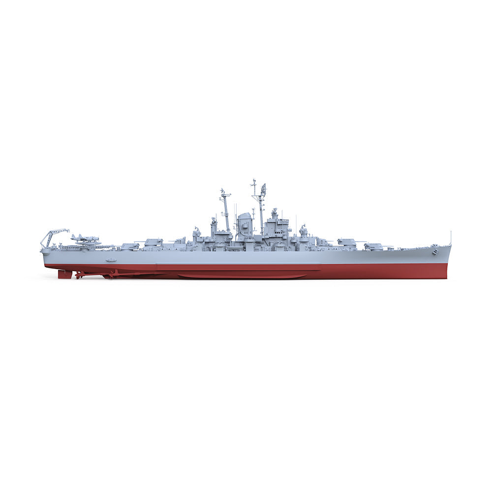 SSMODEL 551S Military Warship Model Kit US Navy Fargo class Light Cruiser CL-106 Secondary image