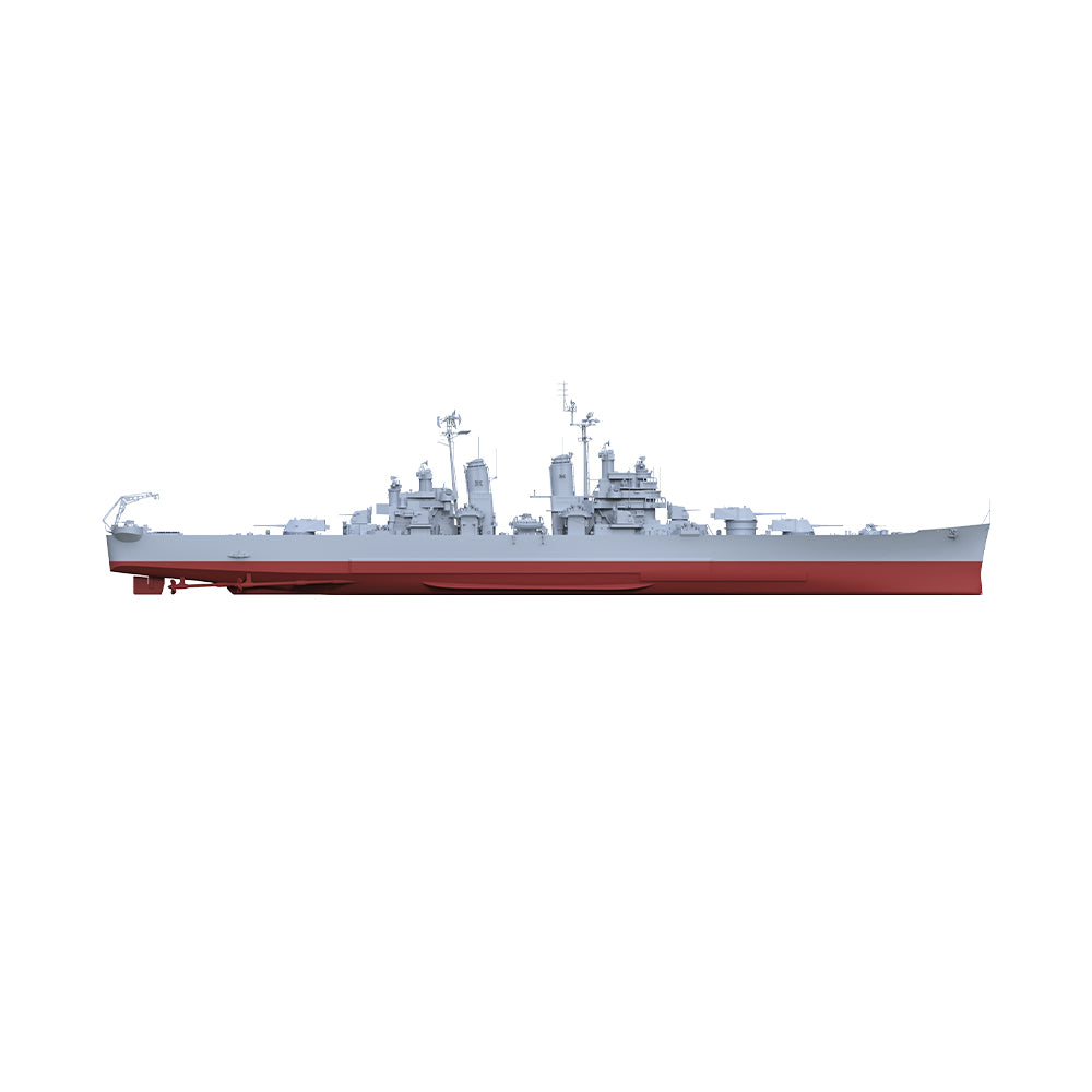 SSMODEL 557S Military Warship Model Kit US Navy Baltimore Class Pittsburgh Heavy Cruiser CA-72 1953 Secondary image