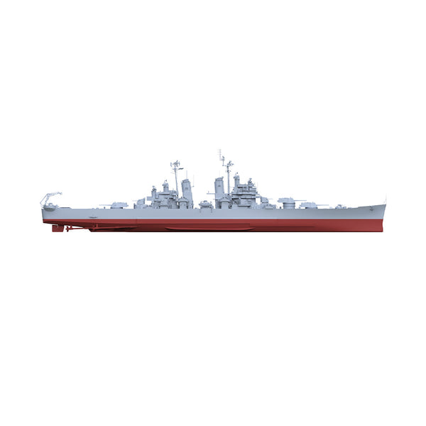 SSMODEL 557S Military Warship Model Kit US Navy Baltimore Class Pittsburgh Heavy Cruiser CA-72 1953