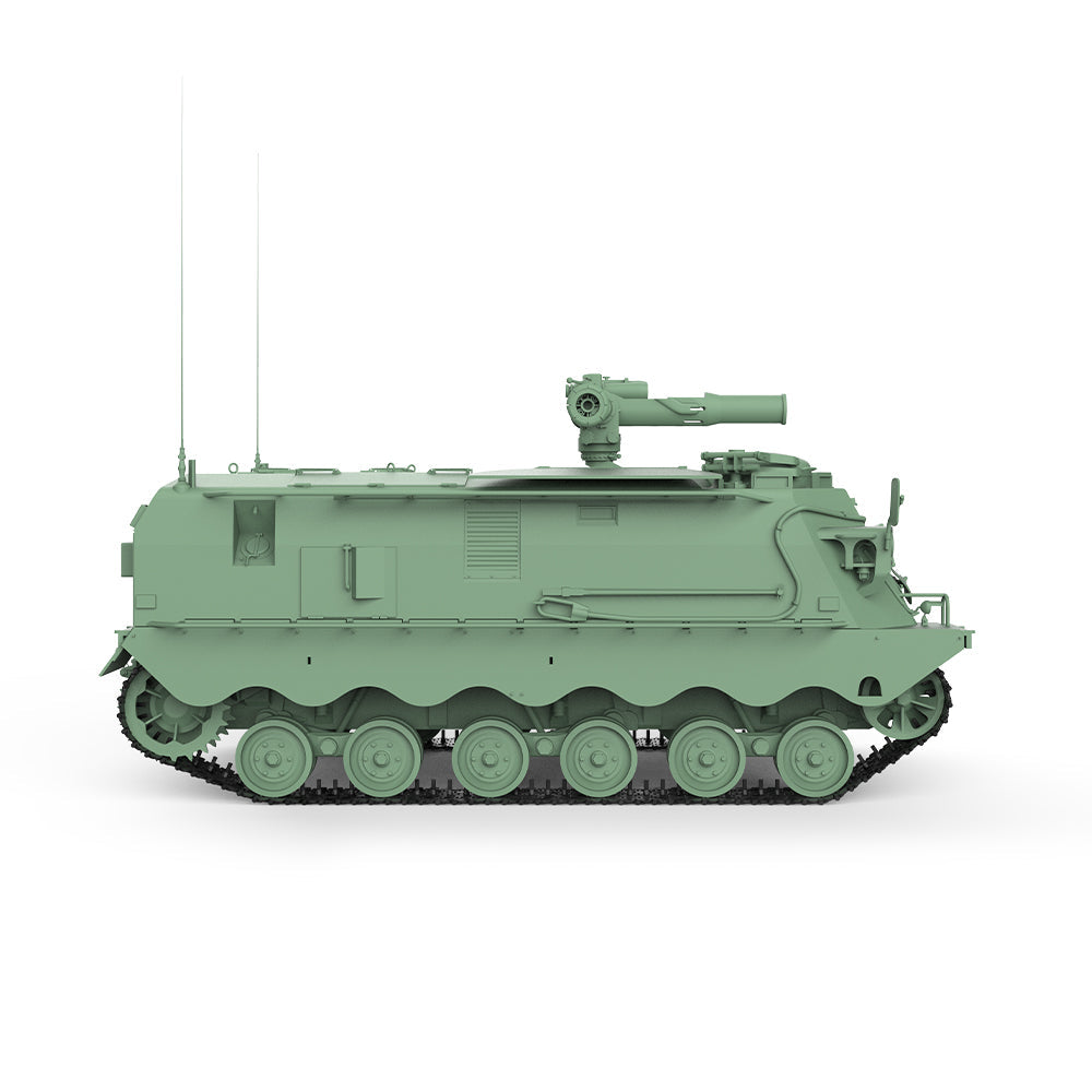SSMODEL 743 Military Armoured Model Kit Sweden Pansarv?rnsrobotbandvagn Pvrbv.551 — detail view 3