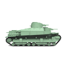Detail view of SSMODEL 624 Military Armoured Model Kit Japan IJA Type 95 Heavy Tank Model