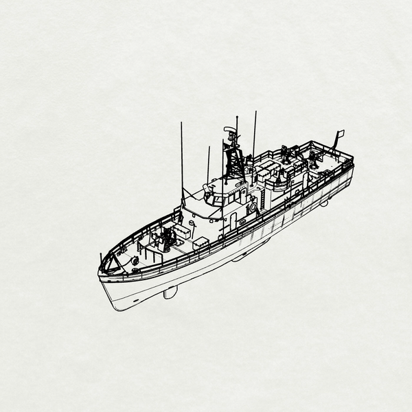 SSMODEL SSC771S  Military Model USN PGM-59 Class Kim Qui (HQ 605) Full Hull