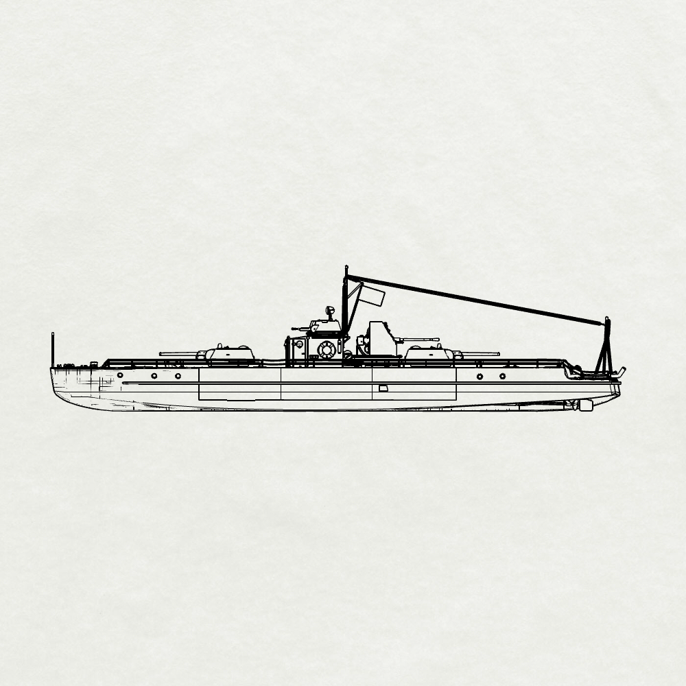 SSMODEL SSC768S  Military Model Kit Soviet Pr.1124 Late Modification Full Hull Secondary image
