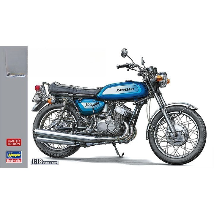 Hasegawa #21735 1/12 Kawasaki 500-SS/MACH III - H1A — scale model kit