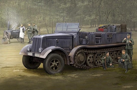 Trumpeter 09538 1/35 Sd.Kfz.8 (DB9)Half-Track Artillery Tractor — scale model kit