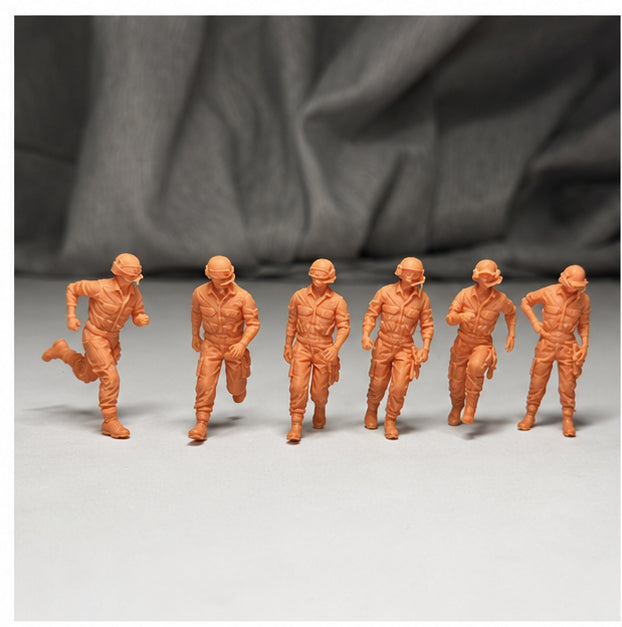 Modern ground crew 29 people LSSNO100 1/35/48/64/72/87/100/144