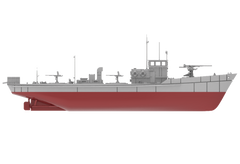 RHWS003S IJN Type 5 Wooden Submarine Chaser Full Hull