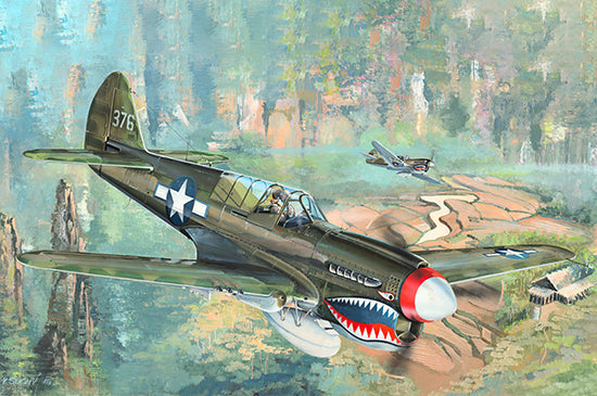 TRUMPETER 02212 P-40N WAR HAWK MODEL KIT-NIB-1/32 SCALE — scale model kit
