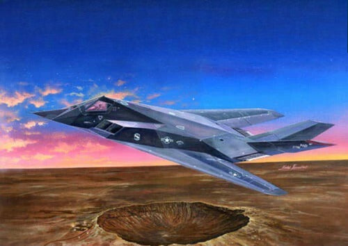 Trumpeter 03219 1/32 F-117A Nighthawk model kit