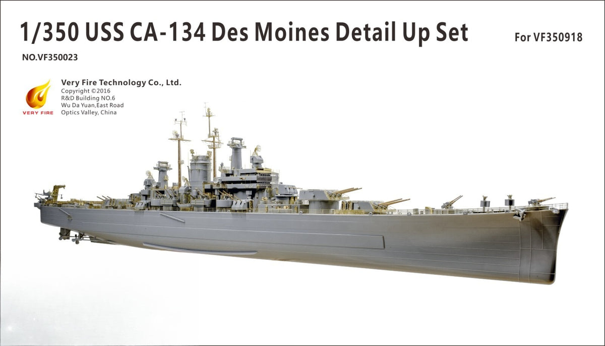 Very Fire 1/350 USS Des Moines Detail Up Set(For VeryFire) VF350023 Main image