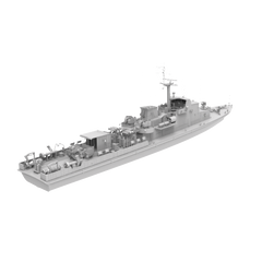 RHWS010 German Project 89.2 Submarine Chaser Bernau Water line