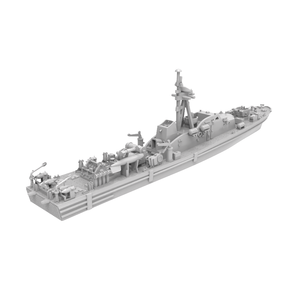 RHWS017 Germany SCHÜTZE CLASS Submarine Chaser SCHÜTZE M1062 Water line