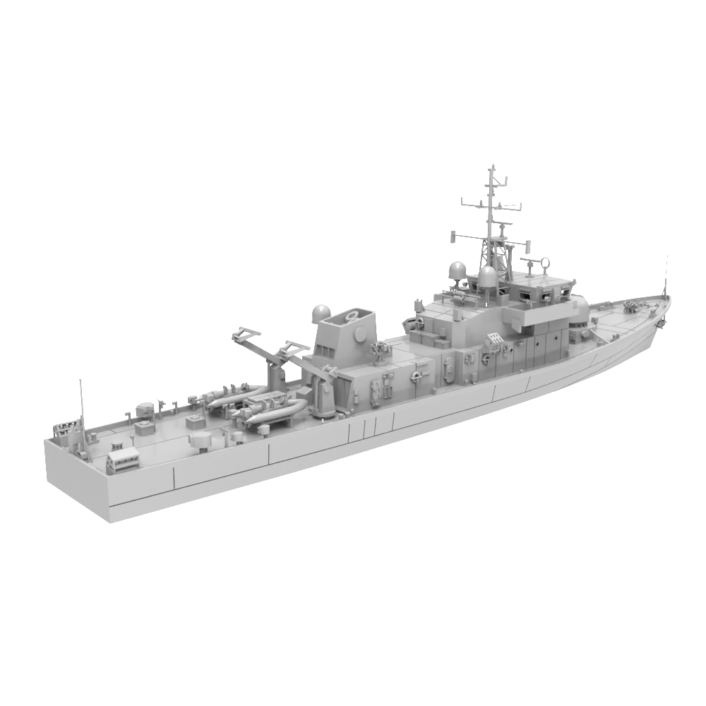 RHWS009 Greet Britannia Peacock Class Submarine Chaser L¨¦ Orla P41 Water line Secondary image