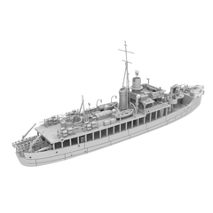 RHWS015 HMS Isles Cllass Submarine Chaser Liscomb Water line