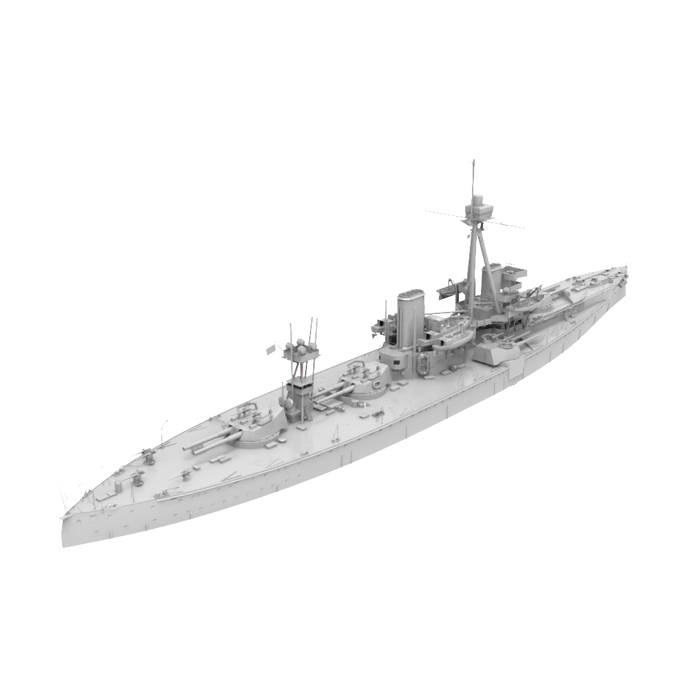 RHWS041  Military Model Kit Water Line British HMS Dreadnought