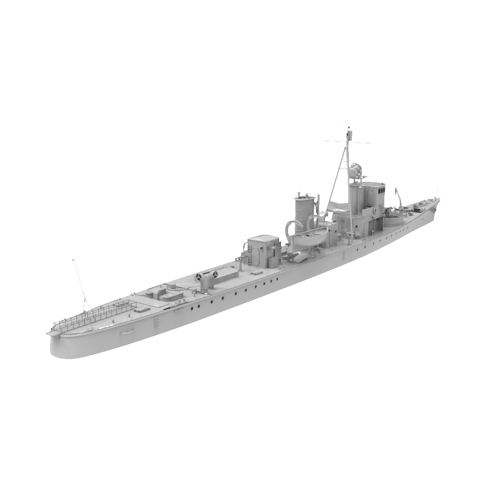 RHWS014 IJN Type K-3 No.1 Submarine Chaser Kusentei Water line Secondary image