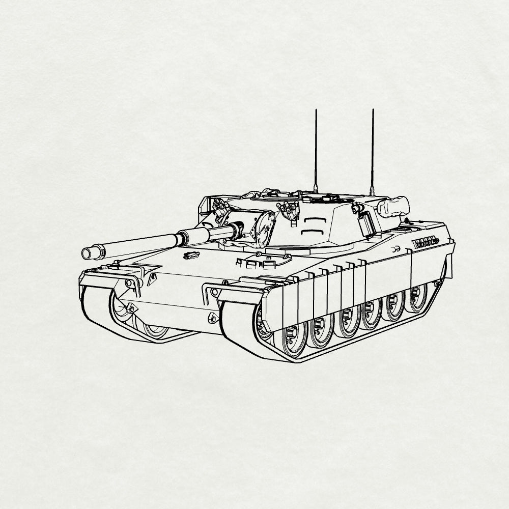 SSMODEL 924 Scale Military Model Kit US XM1 Main Battle Tank