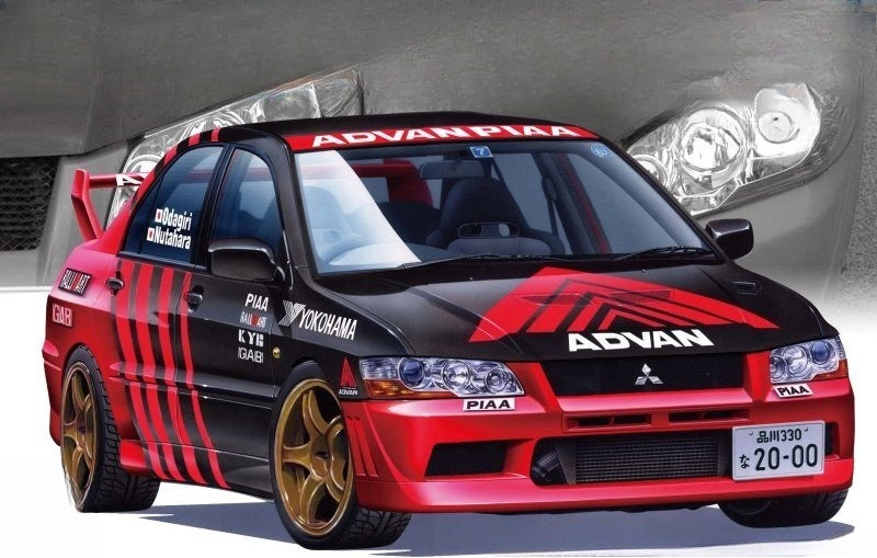 Fujimi 04762 ID-307 1/24 Model Advan PIAA Mitsubishi Lancer Evolution VII EVO 7
