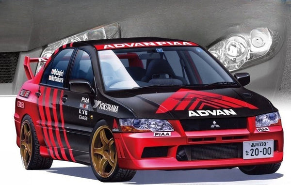 Fujimi 04762 ID-307 1/24 Model Advan PIAA Mitsubishi Lancer Evolution VII EVO 7