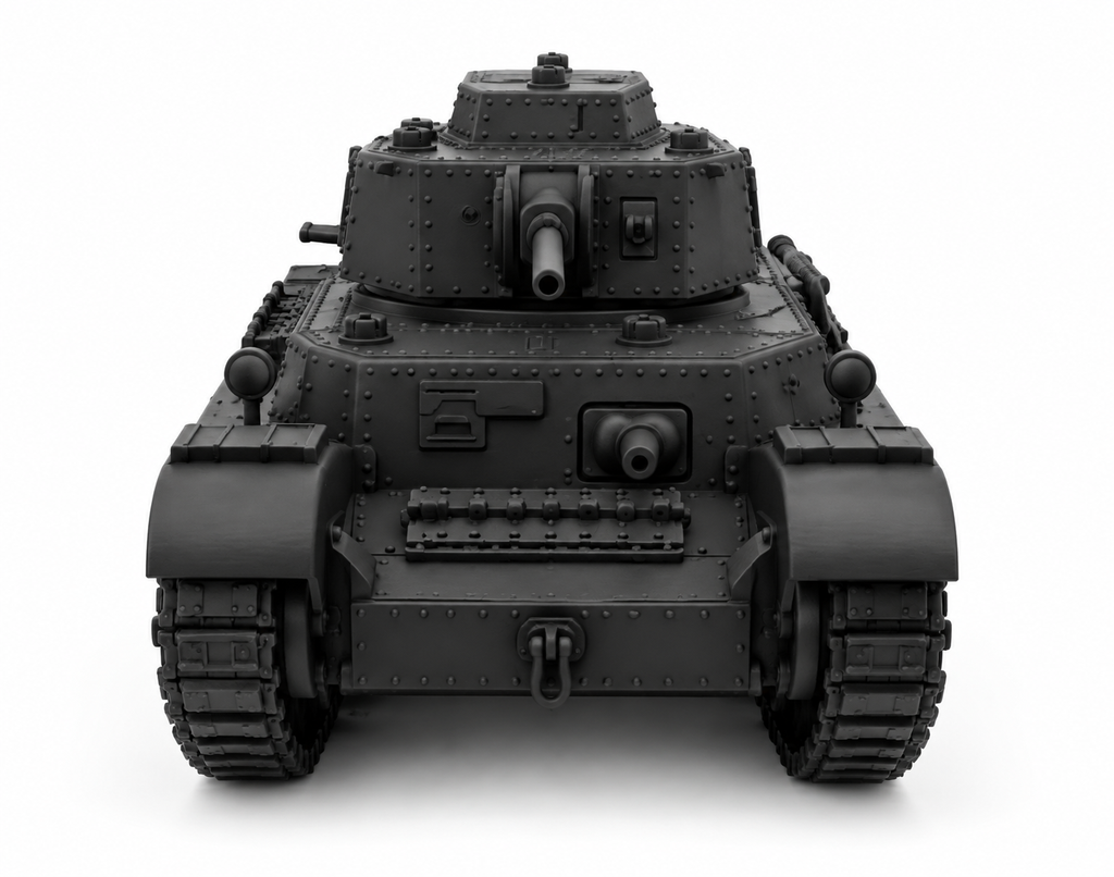 SSMODEL 1/72 1/144 Multi-Scale WWII Hungarian 40M Turan Tank Resin Model TSS0900