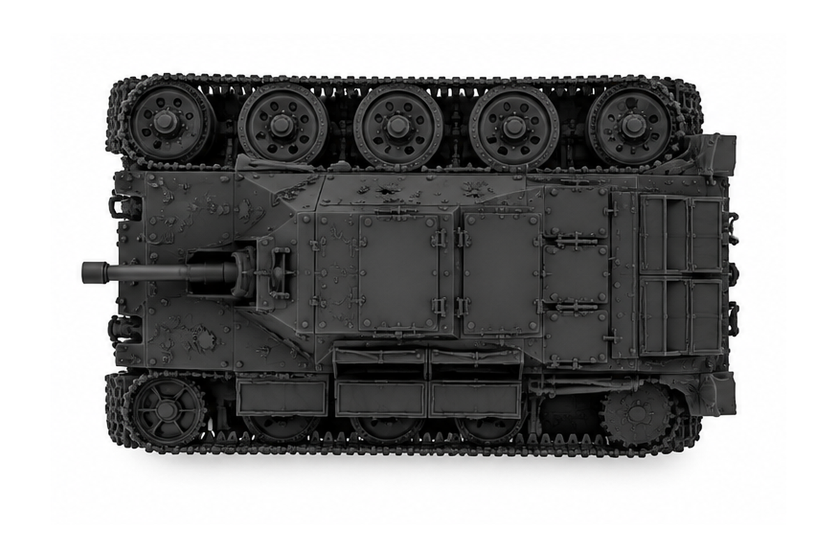 SSMODEL 1/72 1/144 Multi Scale Destroyed A27M Cromwell IV UK WW2 MODEL TSS1181 — detail view 5