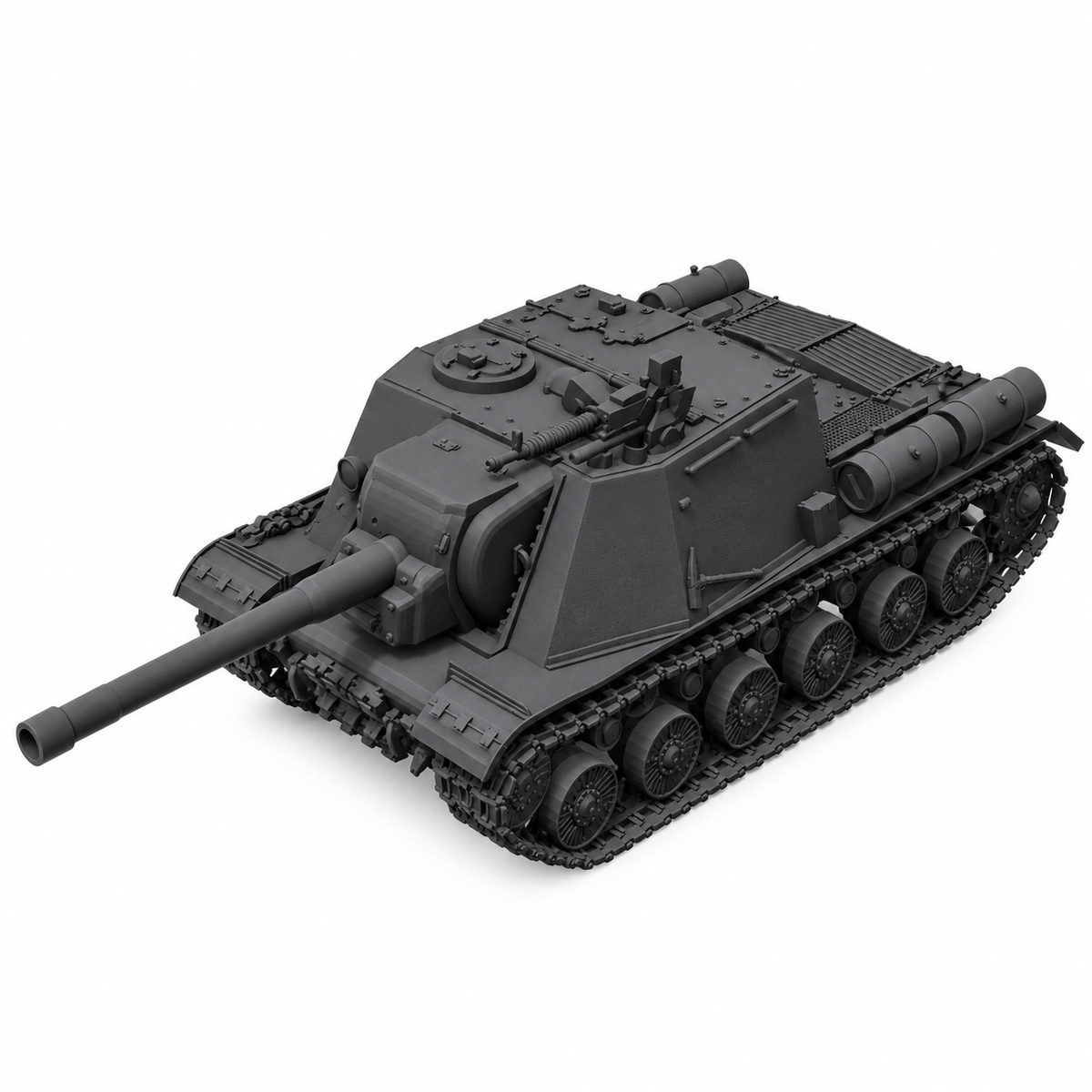 SSMODEL 1/72 1/144 Multi Scale ISU-122 Tank Resin MODEL kit TSS0033 — detail view 13