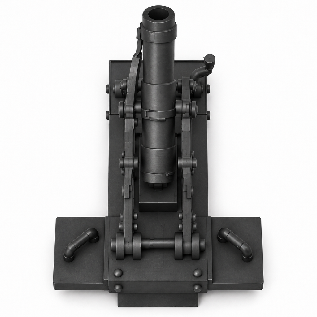 SSMODEL 1/72 1/144 Multi Scale 9cm G.R. Mortar Resin Scale Model Kit TSS0428