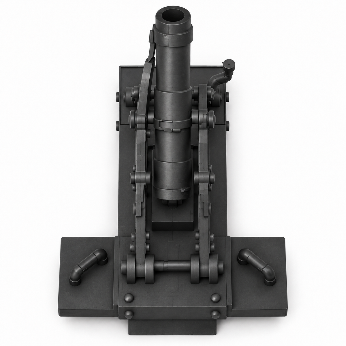 SSMODEL 1/72 1/144 Multi Scale 9cm G.R. Mortar Resin Scale Model Kit TSS0428 — detail view 3