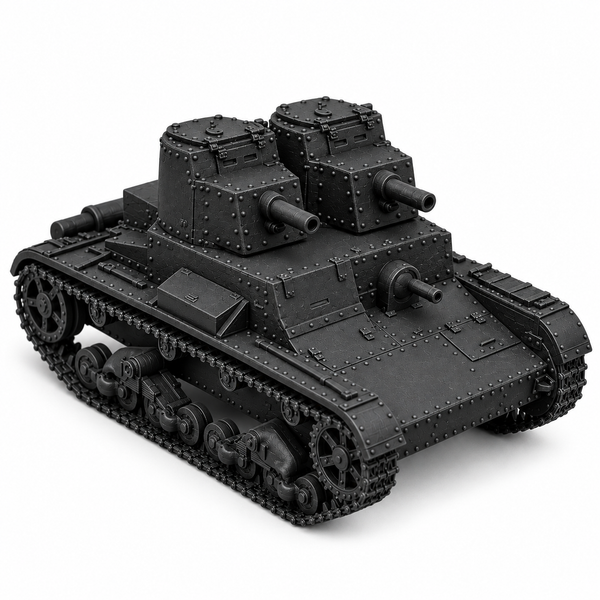 SSMODEL 1/72 1/144 Multi Scale T-26 mod. 1931 tank Resin Model Kit TSS0088