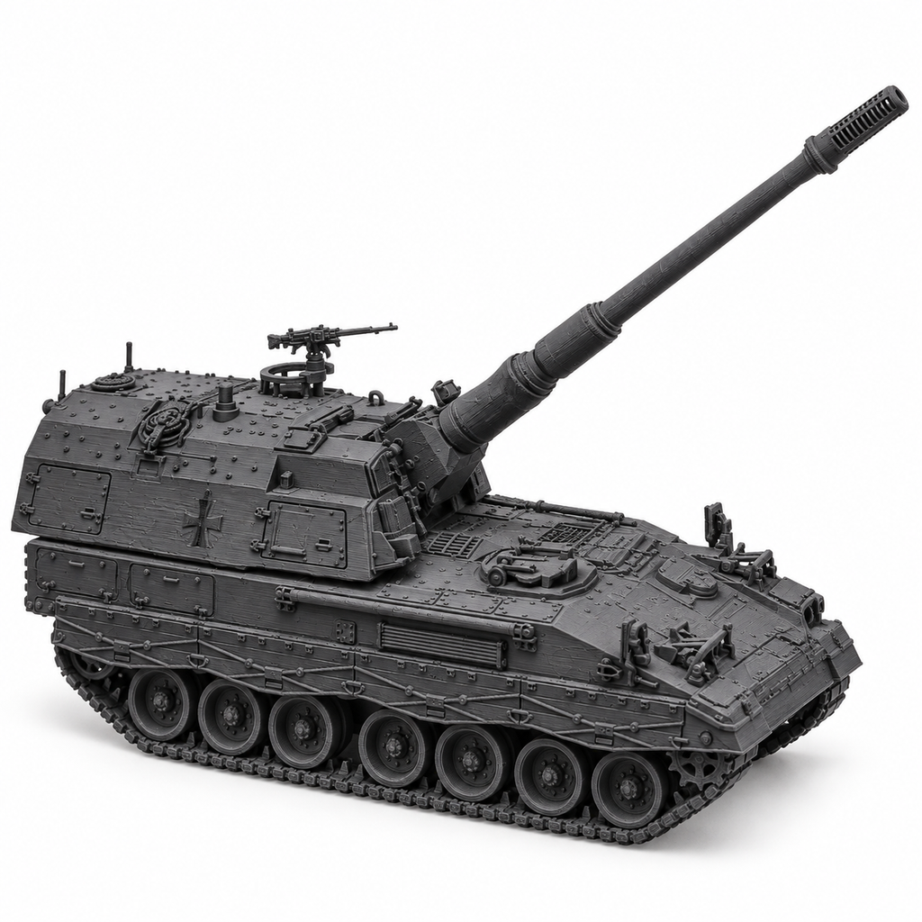 SSMODEL 1/72 1/144 H2000 Panzerhaubitze2000 Germany Tank Resin Model Kit TSS0725