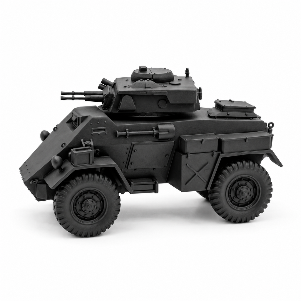 SSMODEL 1/72 1/144 Multi-Scale WWII British Armored Car Mk.II Model Kit TSS1256
