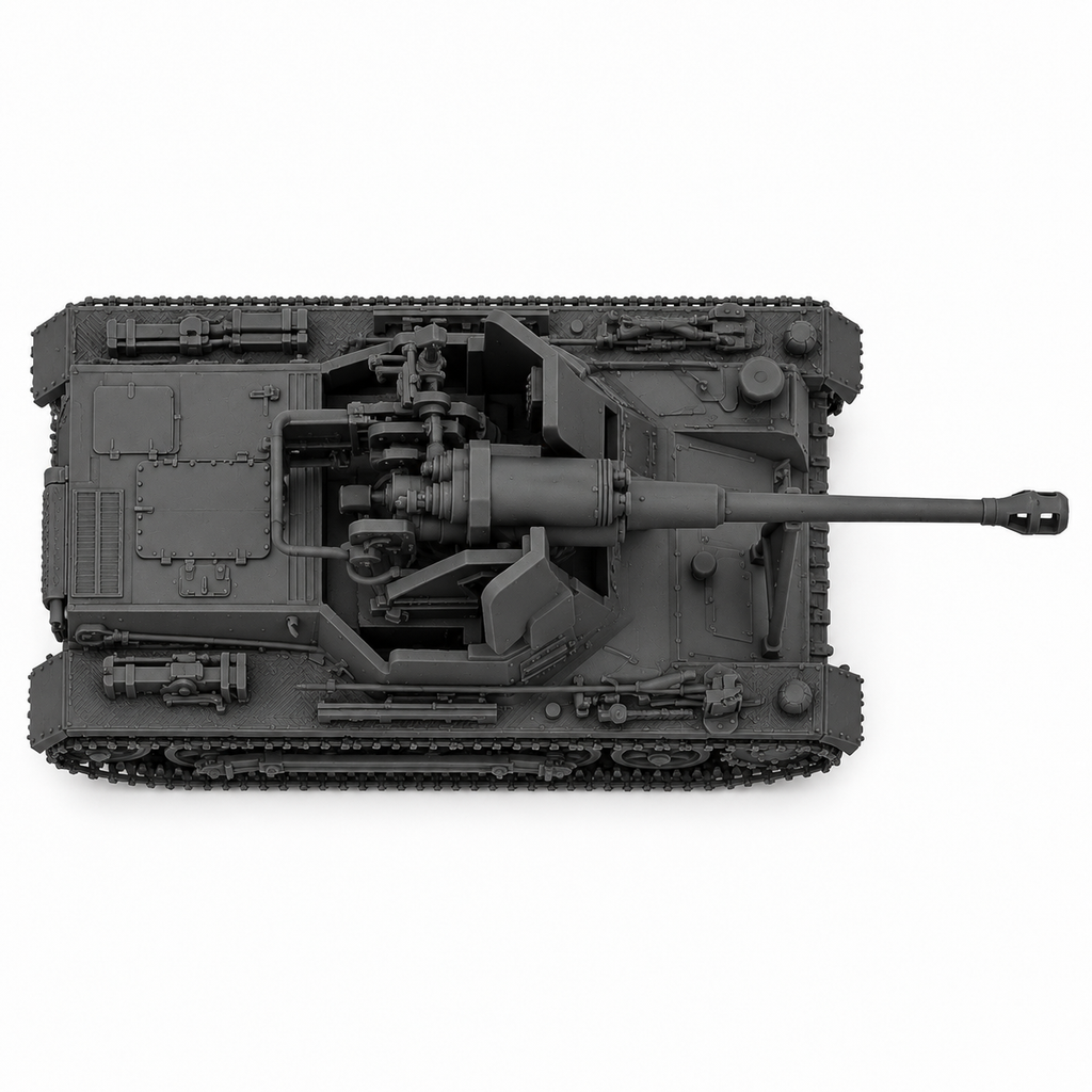 SSMODEL 1/72 1/144 Panzer I Ausf.B mit 7.5 cm StuK 40 Tank MODEL kit TSS1325