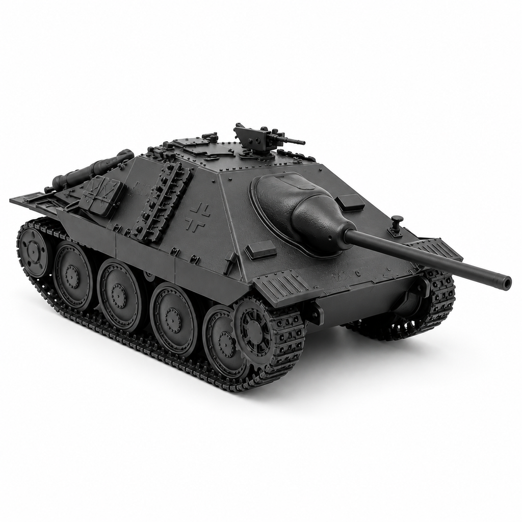 SSMODEL 1/72 1/144 WW2 German Hetzer Jagdpanzer 38t 75mm Resin Model Kit TSS1262