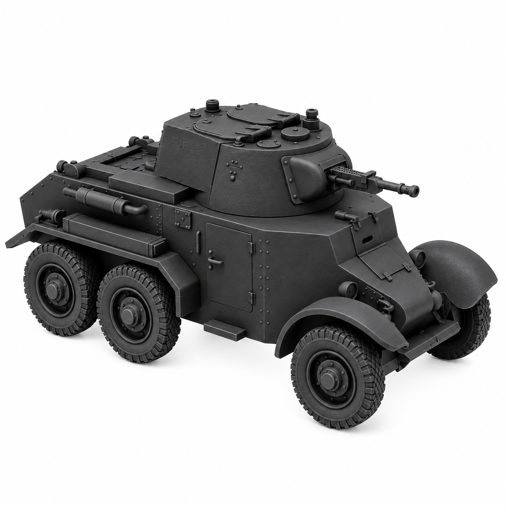 SSMODEL 1/72 1/144 Multi Scale BA-BT Soviet fictional armored Model Kit TSS0094