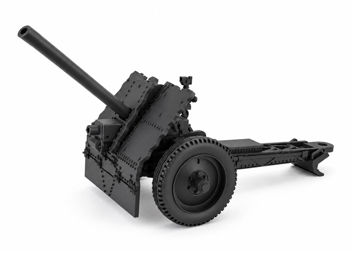 SSMODEL 1/72 1/144 Multi Scale Leichtes Infanteriegeschutz 18 MODEL KIT TSS1504 — detail view 6